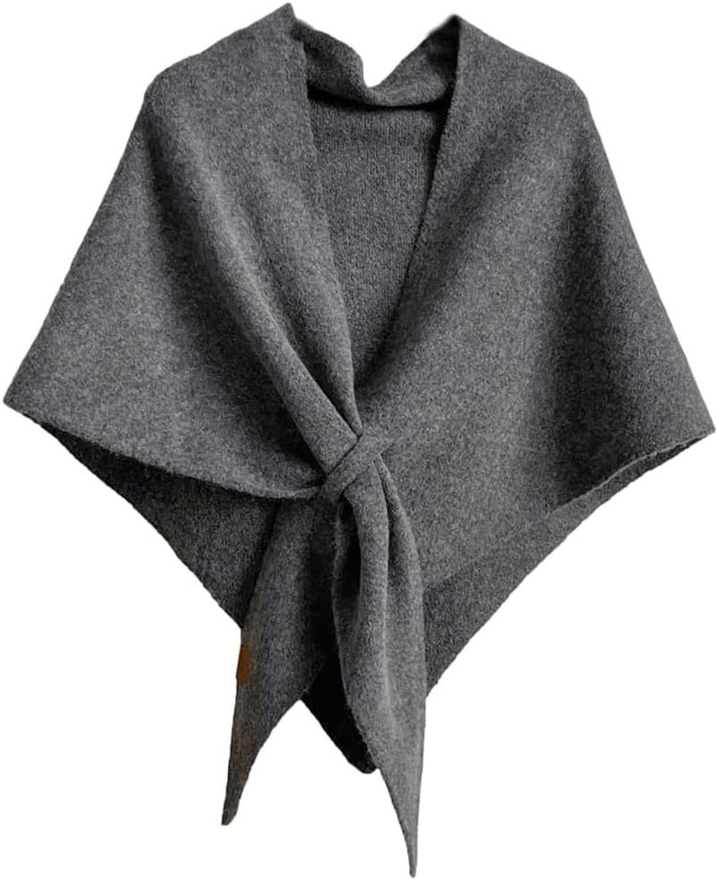 Upbull Winter Shawl Wraps Women Knitted Shawls and Wraps Cardigan Cape Wool Pashmina Shoulder Top Sweater Shawl Scarf 2025 - Image 1